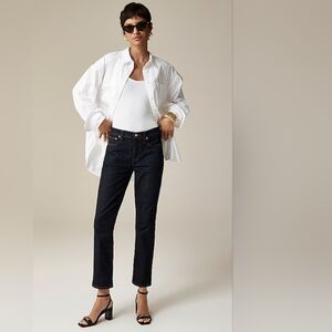 J. Crew mid-rise vintage slim-straight jean in resin rinse Sz 27P